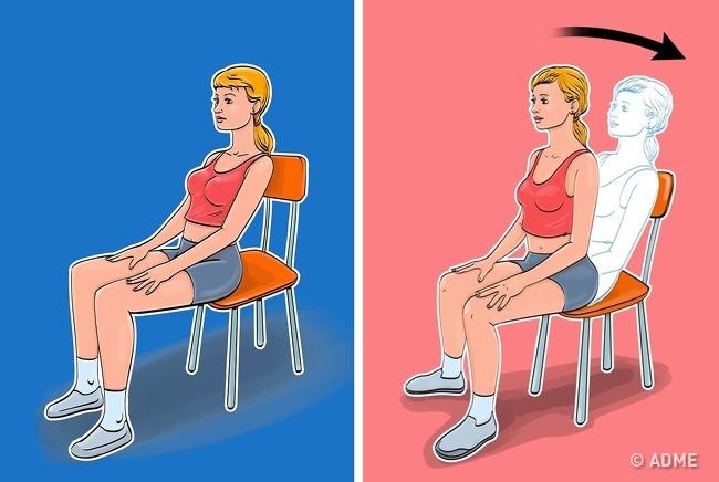 7 упражнений для плоского живота и тонкой талии, которые можно делать не вставая со стула 1-116-1-3933595