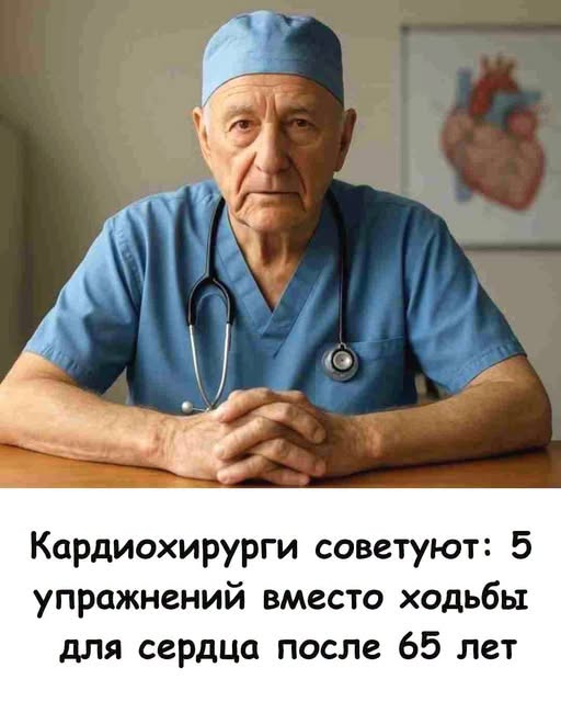 Кардиохирурги советуют: 5 упражнений вместо ходьбы для сердца после 65 лет. Кардиохирурги советуют: 5 упражнений вместо ходьбы для сердца после 65 лет.