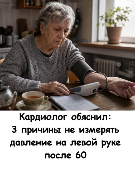 Кардиолог объяснил: 3 причины не измерять давление на левой руке после 60. Кардиолог объяснил: 3 причины не измерять давление на левой руке после 60.