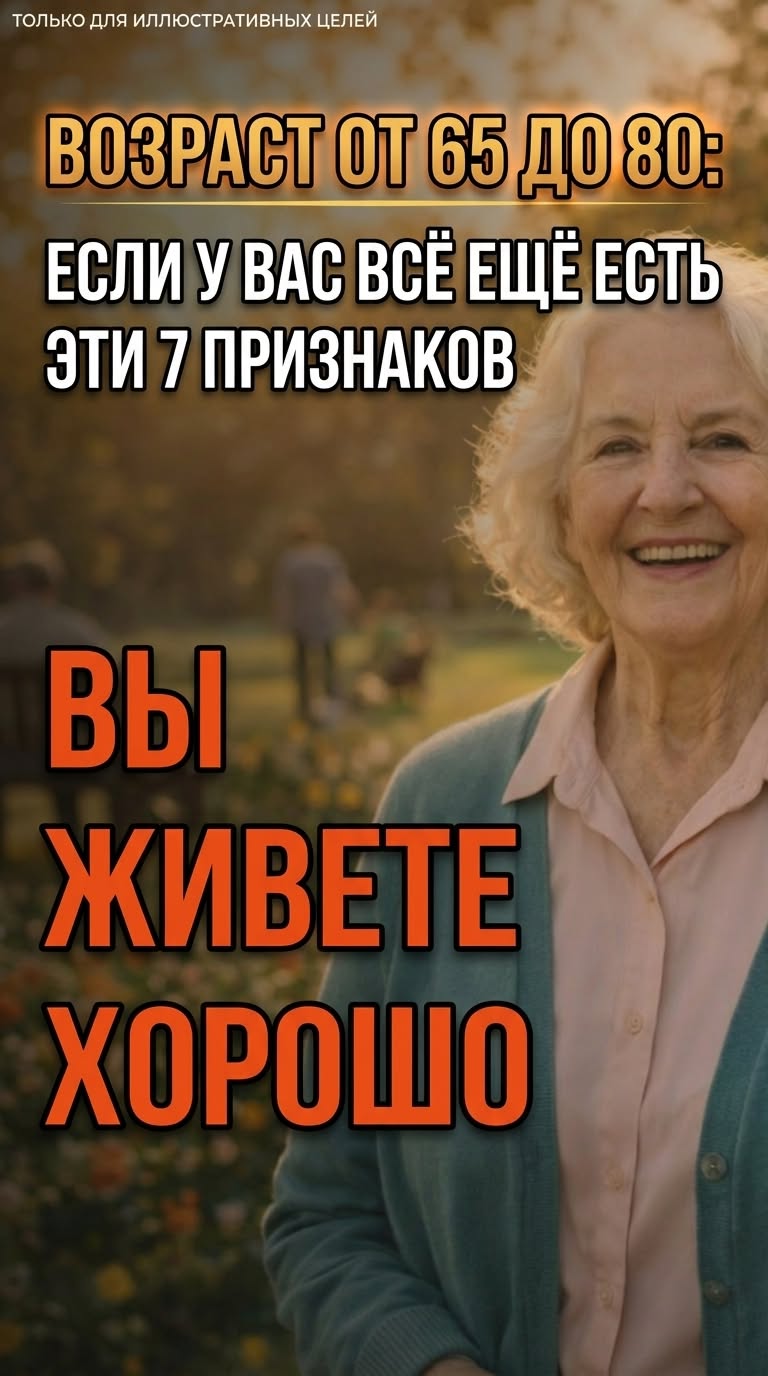 Для тех, кому от 65 до 80 лет: Если вы по-прежнему обладаете этими 7 вещами, ваша жизнь по-настоящему удалась... 